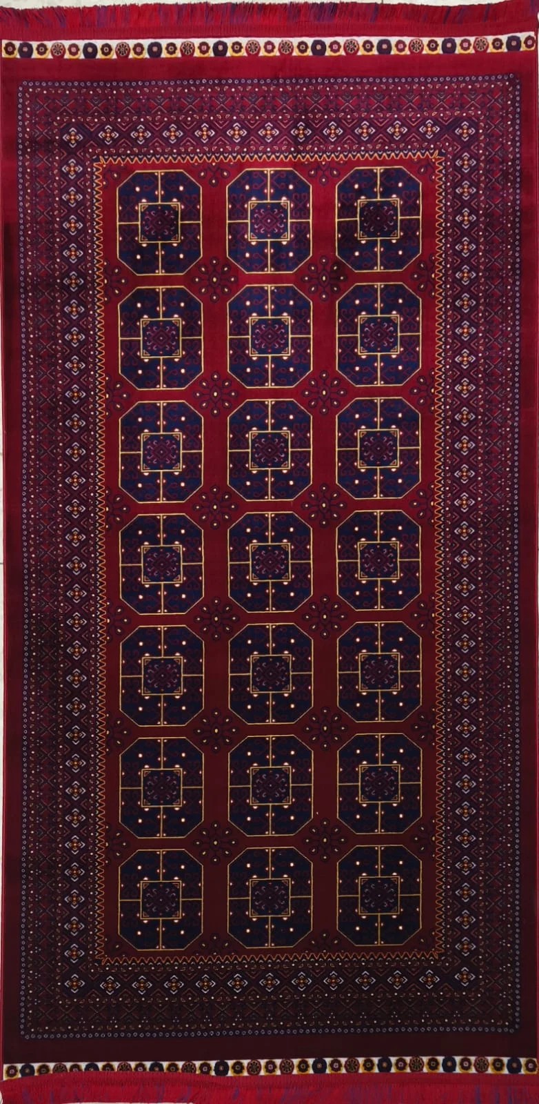 İpek Afgan 7862-1 Bordo