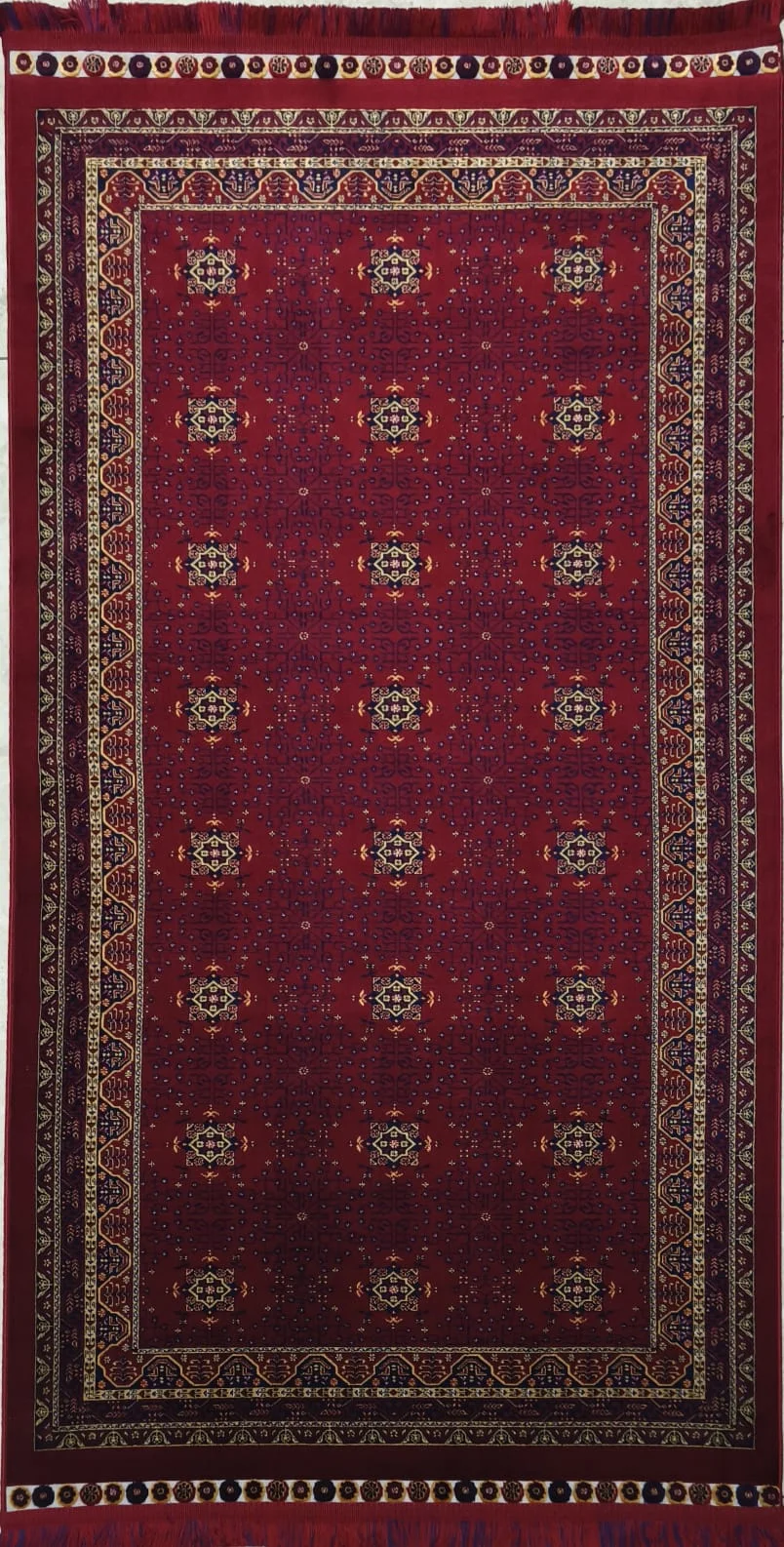İpek Afgan 7828-1 Bordo